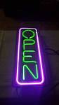 Neon OPEN Sign- Working as it should= 27 Inches tall