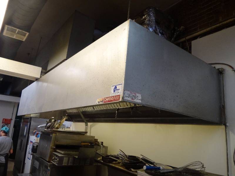 galvanized exhaust hood