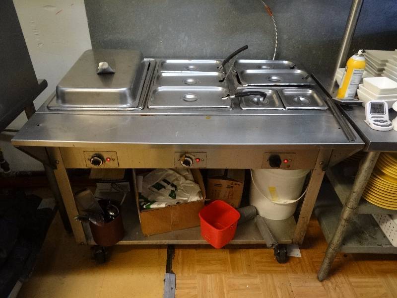 lot 5212 image: Piper Products (3) Well Steam Table