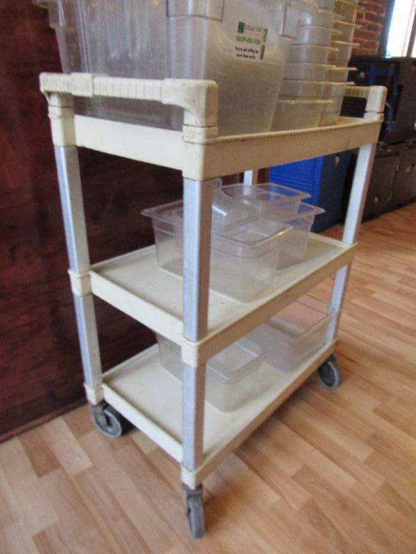 lot 4969 image: Continental MFG. Food Service Utility Cart