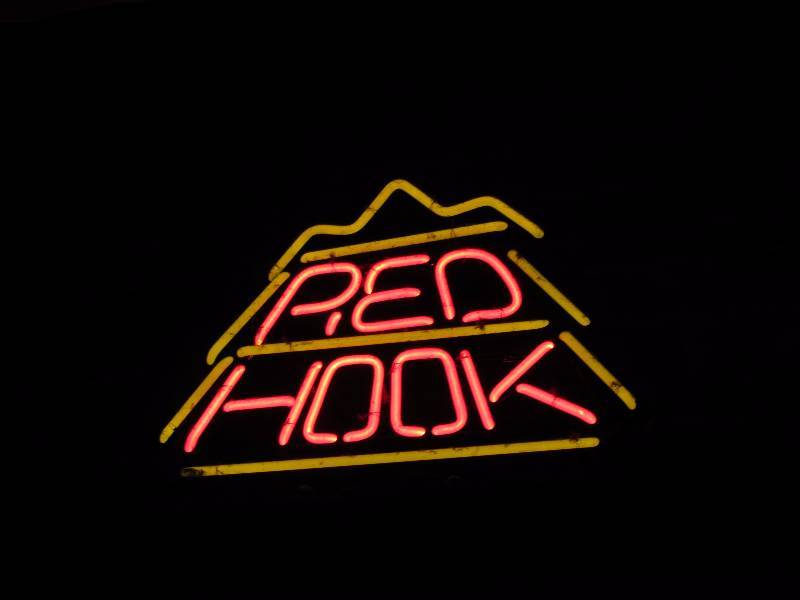 lot 4983 image: Vintsage Red Hook Neon Bar Sign