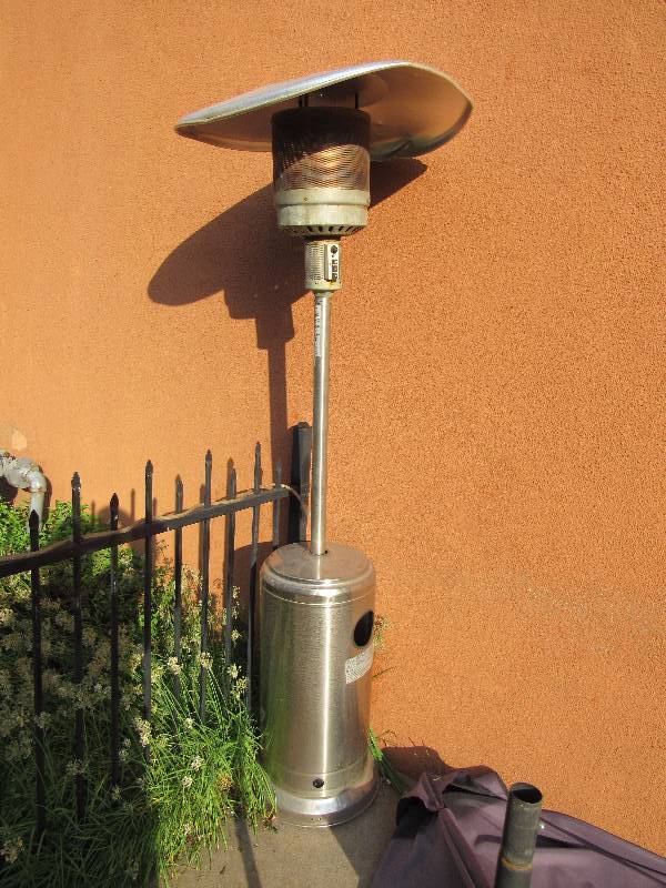 lot 5090 image: Stainless Patio Propane Heater