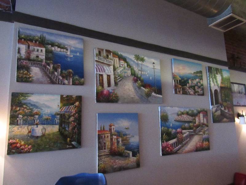 lot 5095 image: Lot Of (7) Matching Style Paintings