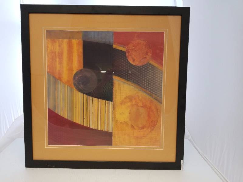 lot 3294 image: Framed art