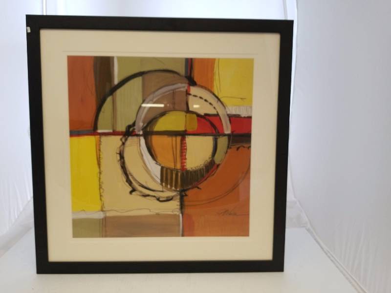 lot 3296 image: Framed art