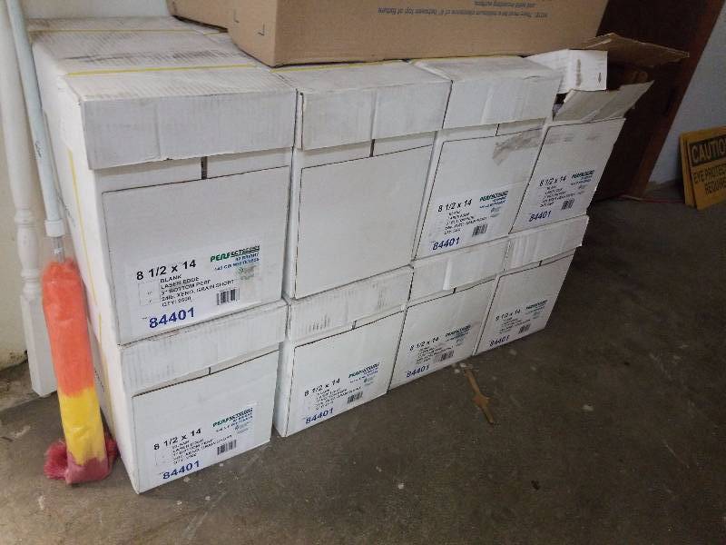 lot 3317 image: 8 cases copy paper