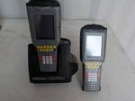 2 PSION TEKLOGIX model #7530 scan guns with 1 docking station and 3 battery's