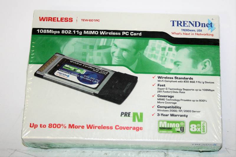 lot 603 image: WIRELESS PC CARD