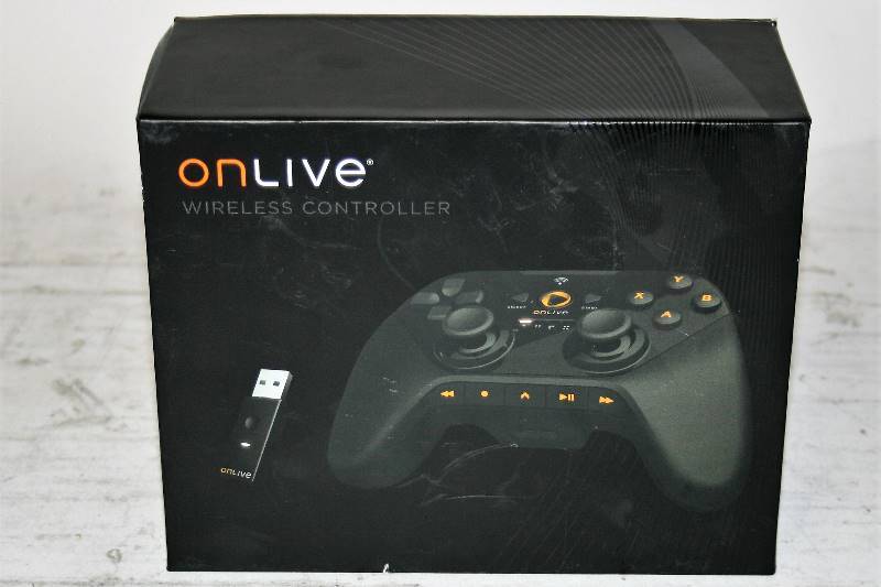 lot 636 image: OnLive Wireless Universal Bluetooth Controller for MAC PC Android NIB