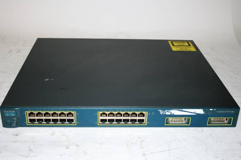 lot 648 image: Cisco Catalyst 3550 Series 24 Port Switch, WS-C3550-24-SMI
