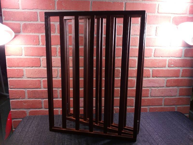 lot 11 image: Petmaker Freestanding Wooden Pet Gate