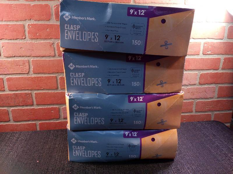 lot 56 image: Reusable Clasp Gummed Envelopes