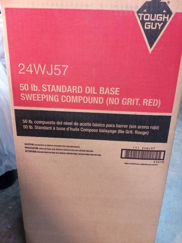 lot 133 image: Tough Guy Standard Oil Sweeping Compound
