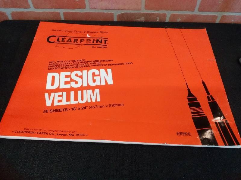 lot 180 image: Charpak Clear Print Design Vellum Paper