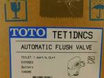 TOTO Electronic Automatic Flush Valve Kit TET1DNCS-32 1.6 Chrome