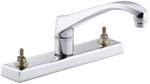 KOHLER K-7825-K-CP Triton Kitchen Sink Faucet, Polished Chrome