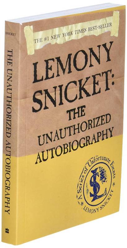 lot 10000040 image: A Series Of Unfortunate Events - Lemony Snicket The Unauthorized Autobiography