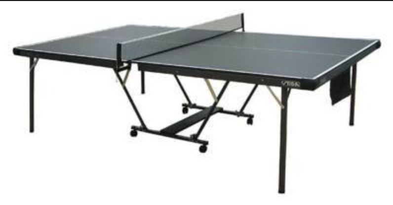 lot 96155 image: Harvard Folding Ping Pong Table 9 ft W x 5 ft D x 30 in Tall