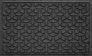lot 6254 image: Bungalow Flooring Waterhog Door Mat - Ellipse Collection - 35in x 23in - Charcoal