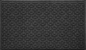 lot 6255 image: Bungalow Flooring Waterhog Door Mat - Ellipse Collection - 44.5in x 29.5in - Charcoal