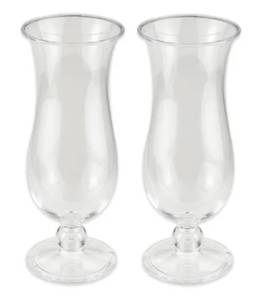 lot 10000041 image: 9.13 Inch Tall Clear Hurricane Glass - Set of 2