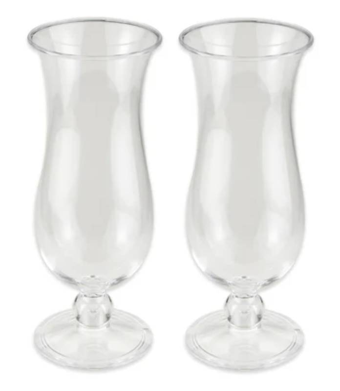 lot 10000041 image: 9.13 Inch Tall Clear Hurricane Glass - Set of 2