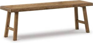 lot 6442 image: Signature Design by Ashley Damone Casual Bedroom Bench - Light Brown - 52in W x 13.88in D x 17.13in H