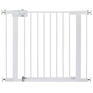 lot 6417 image: Safety 1st Easy Install Extra Tall and Wide 28.5 Inch Tall Walk Through Gate, Fits between 29 Inch and 38 Inch
