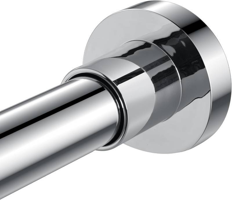 lot 96546 image: BRIOFOX 1 Inch Adjustable Shower Curtain Rod - Chrome