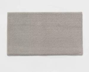 lot 6796 image: Mohawk Home Memory Foam Bath Mat - Light Grey - 17.5 x 24 Inch