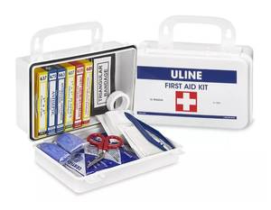 lot 67101 image: Uline 10-Person First Aid Kit H-1292