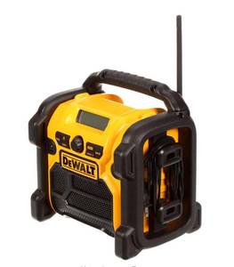 lot 67111 image: Dewalt Compact Worksite Radio&nbsp