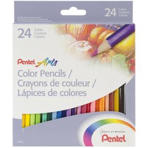lot 6745 image: Pentel Arts Colored Pencil Set of 24 Assorted Colors
