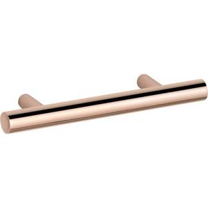 lot 6774 image: Kohler Purist 3 Inch Drawer Pull - Polished Rose Gold - Pack of 10