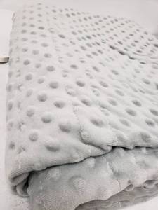 lot 67106 image: Super Soft Fleece Heated Throw Blanket - NA-T1911A - Ice Blue - 50 x 58 Inch