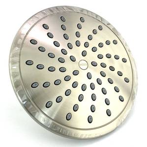 lot 67144 image: Moen Single Function Rain Shower Head - Nickel