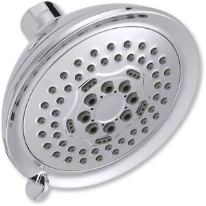 lot 67159 image: Signature Hardware Mirabelle MIRSH2030G 1.75 GPM 5 Function Shower Head - Chrome
