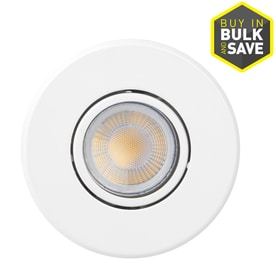 lot 967147 image: Globe Electric White Remodel Recessed Light Kit - Fits 3 Inch Opening
