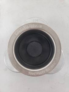lot 6828 image: InSinkErator Garbage Disposal Mounting Collar Stainless Ring with Stopper