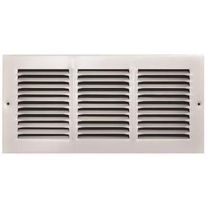 lot 6831 image: TruAire 14 x 6 Inch White Stamped Return Air Grille