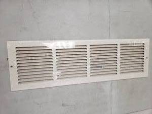lot 6832 image: Proselect PSRGW24U 24 x 6 Inch Roll Groove Return Air Grille with 12 Inch Spaced Fins