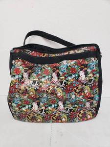 lot 6836 image: Christian Audigier Ed Hardy Geisha Large Tote Bag