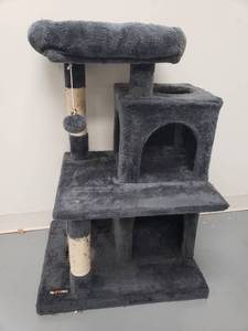 lot 6842 image: Feandrea 35 Inch Tall Cat Tree Previously Owned