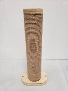 lot 6843 image: 14 Inch Tall Cat Scratching Post