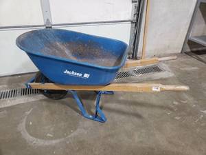 lot 6878 image: Jackson Professional Tools Wheelbarrow Previously Owned