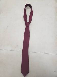 lot 68112 image: Larr Brio Maroon Polyester Necktie