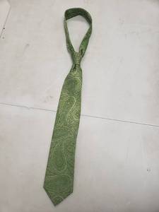 lot 68113 image: Stafford Performance Green Paisley Necktie