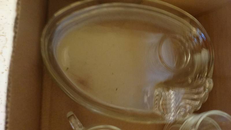 lot 266 image: glasses - platters - glassware