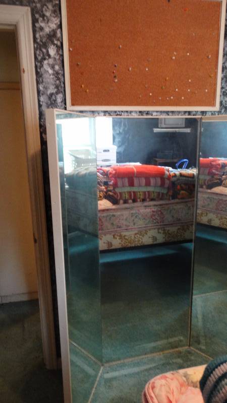 lot 352 image: Full Length 3 way mirror.