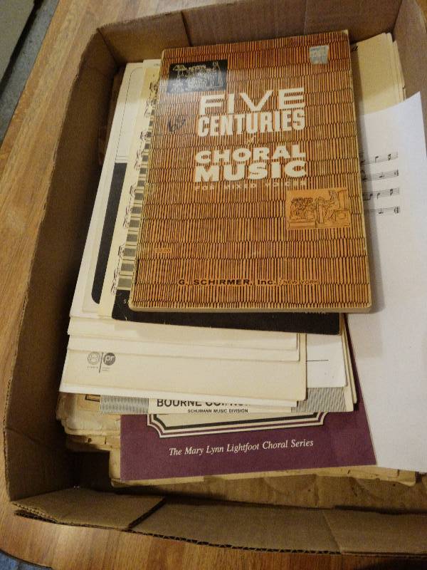 lot 358 image: Assorted Sheet music.